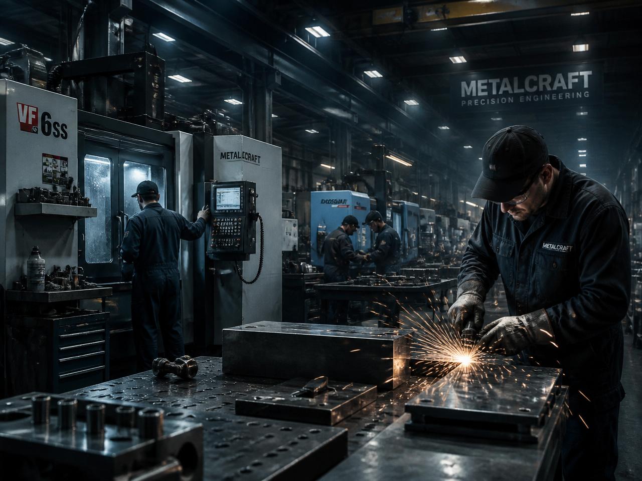 Ambiente industrial e usinagem Rallisa